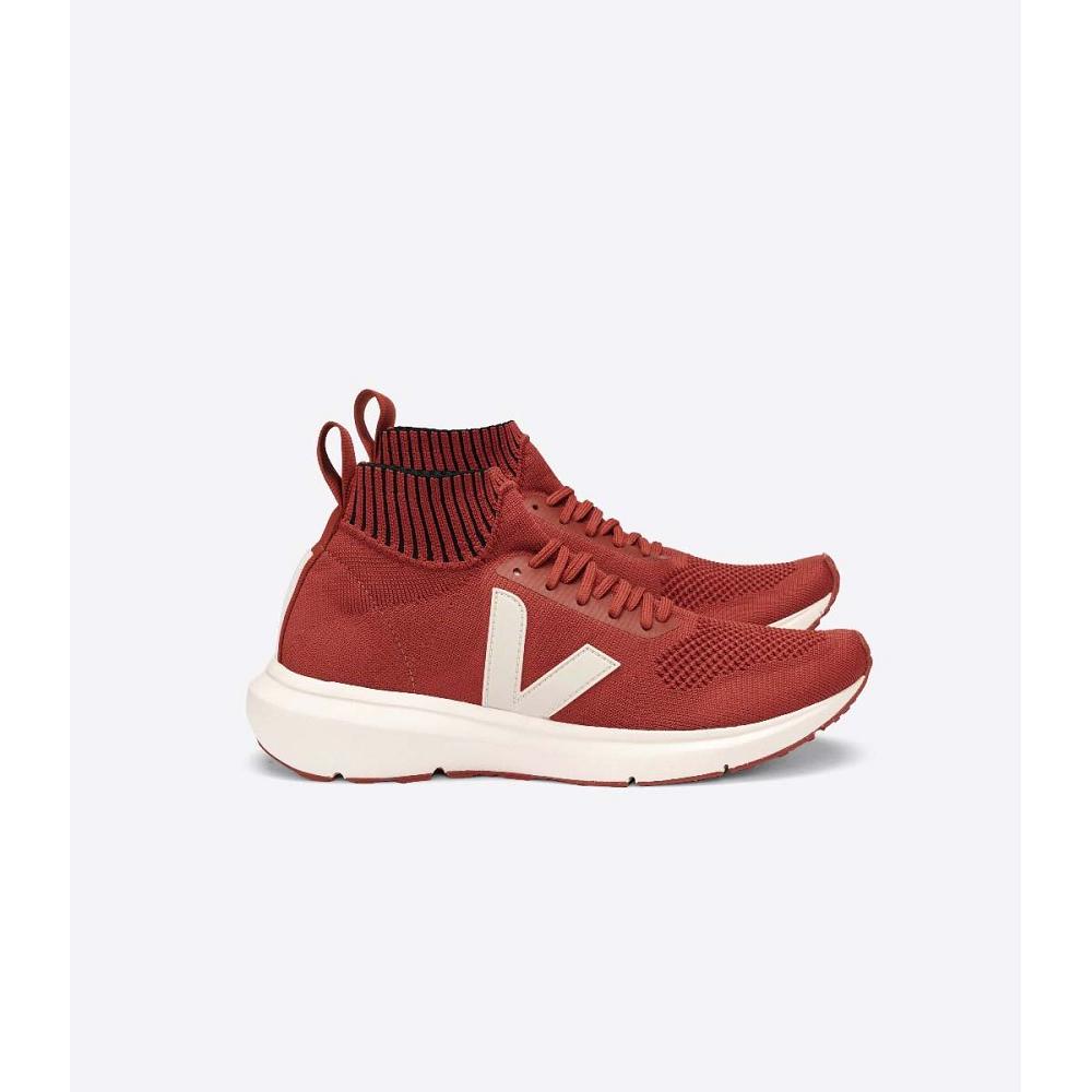 Veja V-KNIT VEJA X RICK OWENS MID Women\'s Running Shoes Red | NZ 407CTV